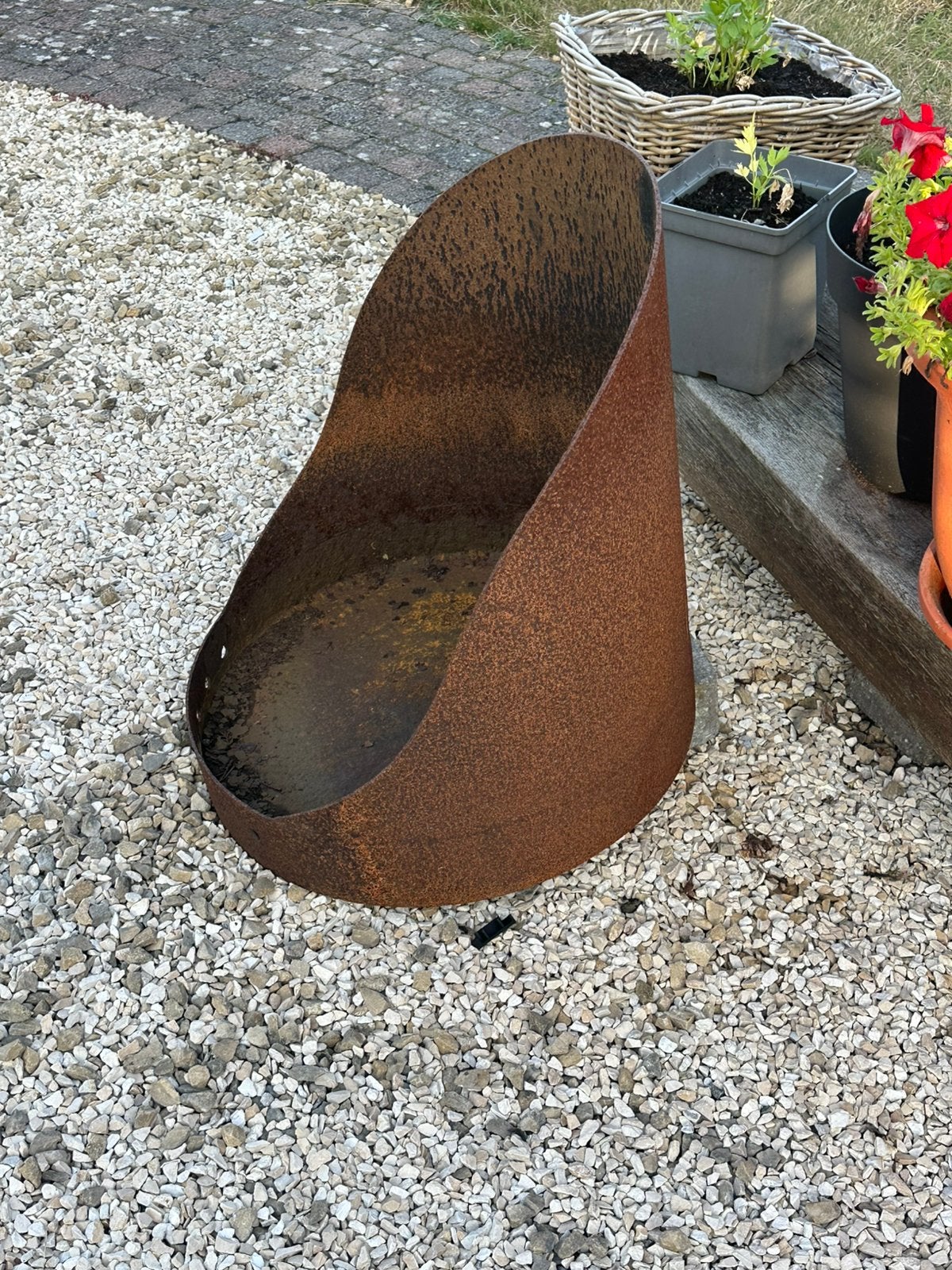 Vuurschaal vuurkorf, Tuin en Terras, Ophalen, Gebruikt, Vuurkorf