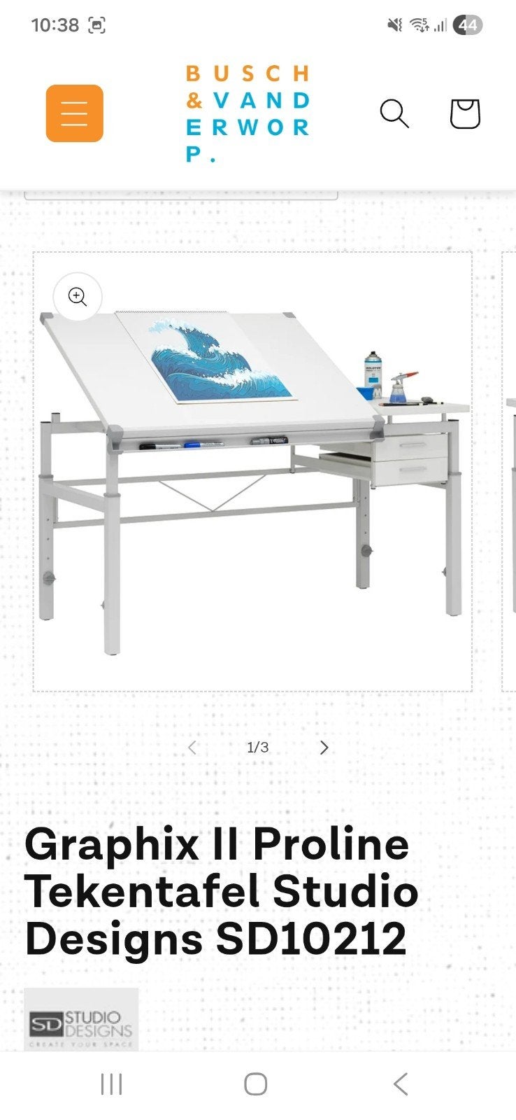 Graphix Proline XL Tekentafel, Doe-het-zelf en Bouw, Ophalen