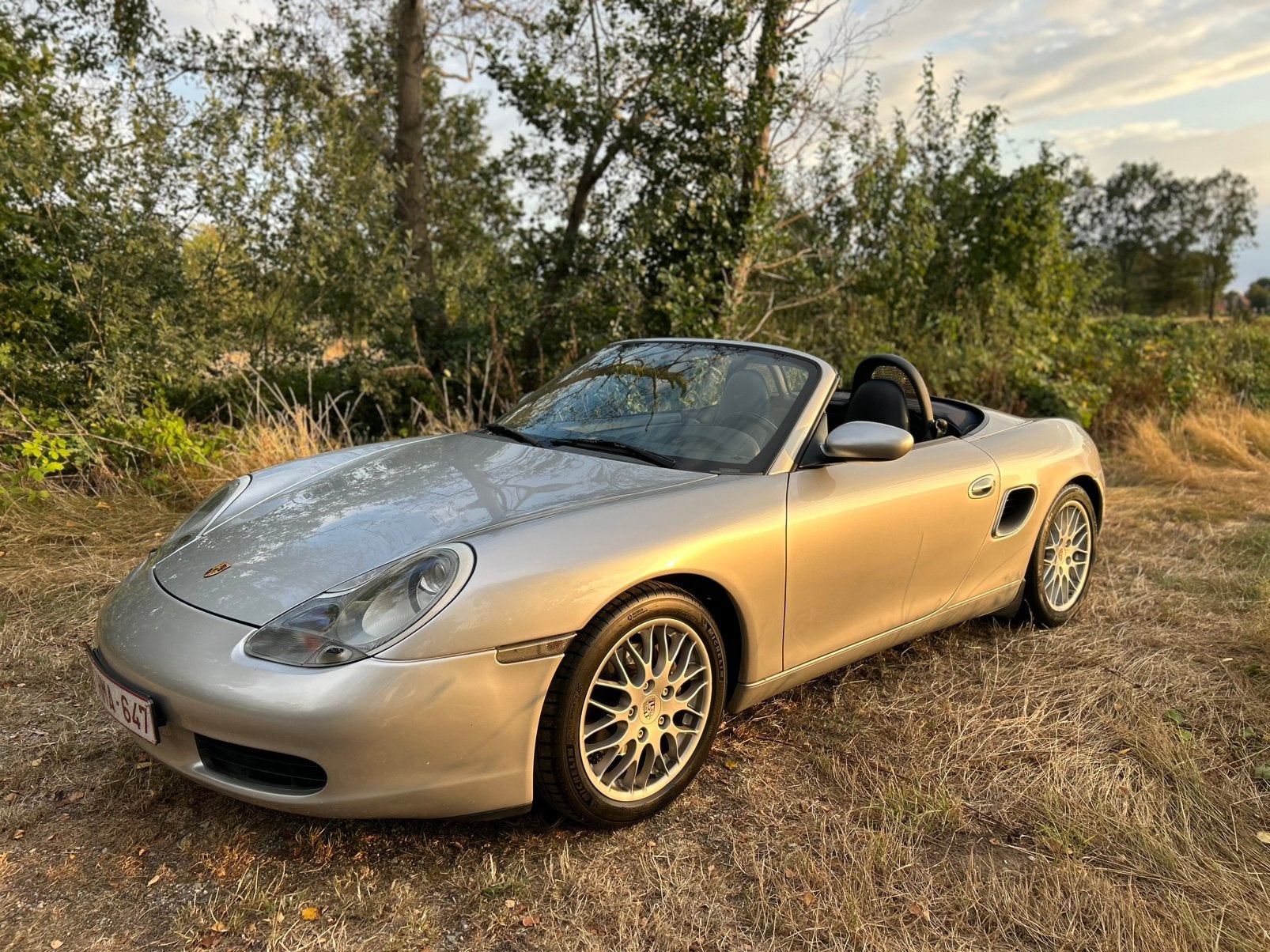 Porsche Boxster 2.7i, Porsche Classic velgen, 113700km, Auto's, Achterwielaandrijving, Cabriolet, Leder, Handgeschakeld