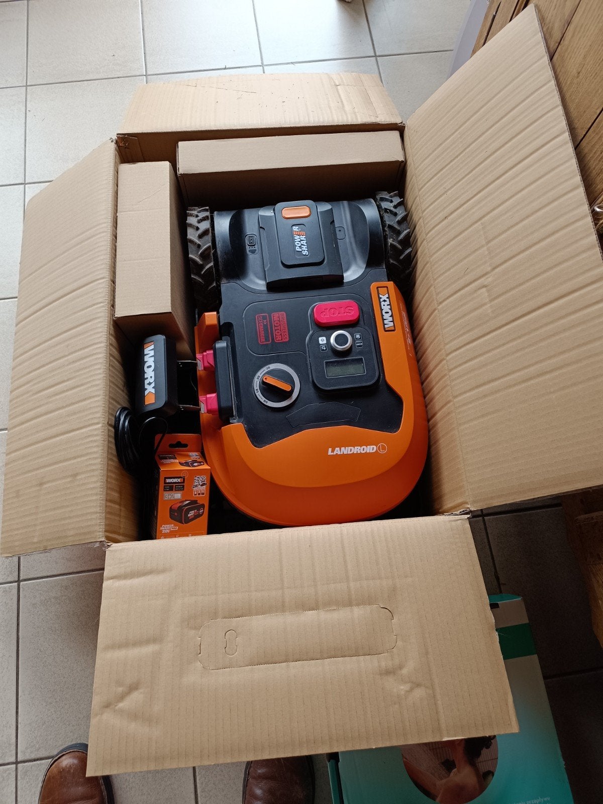 robot tondeuse worx, Ophalen, Zo goed als nieuw, WORX