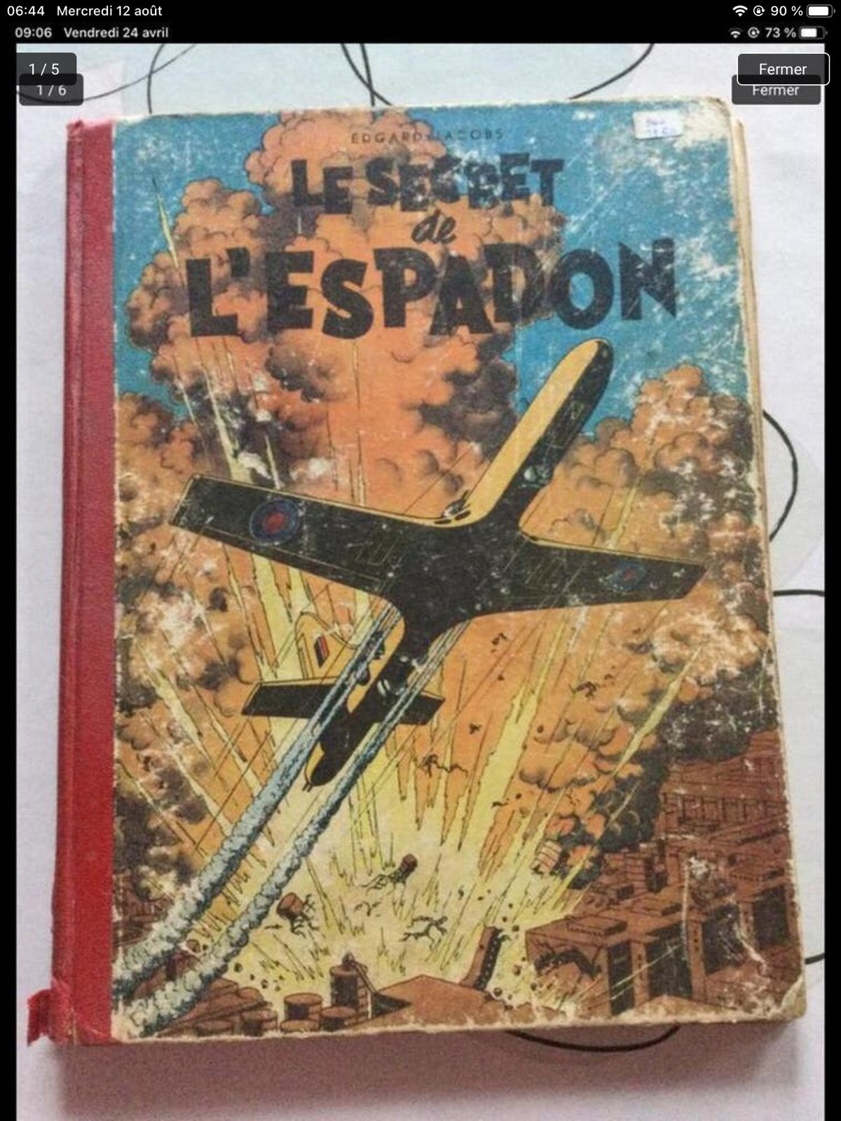 LE SECRET DE L’ESPADON. E P JACOBS, Comme neuf