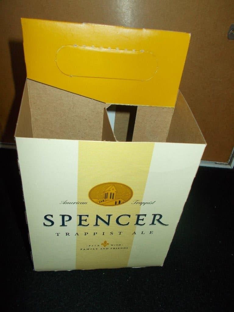 SPENCER Trappist Ale - oude kartonnen draagtray - 2013, Verzamelen, Ophalen, Gebruikt, Overige typen, Overige merken
