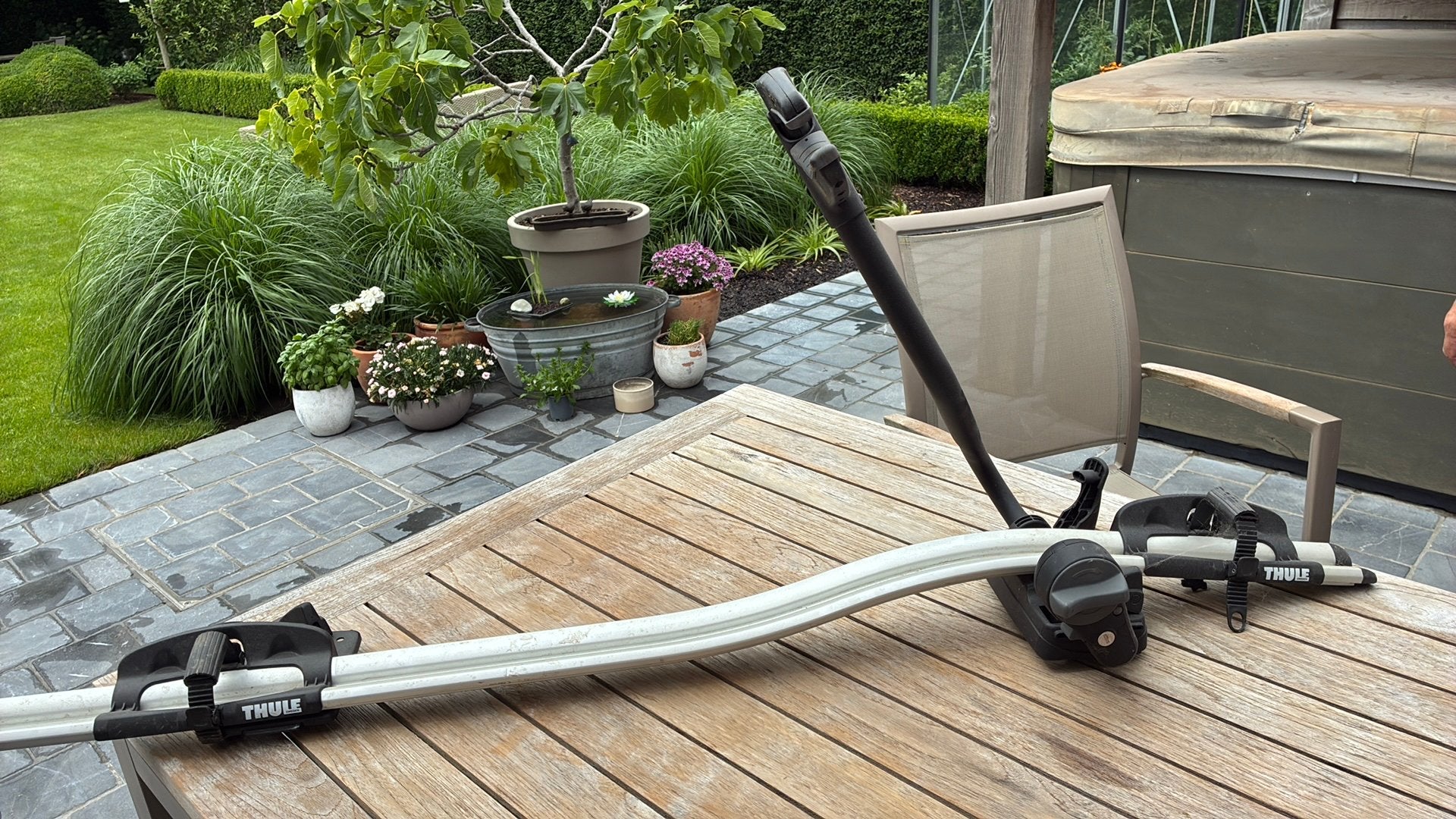 Thule fietsdrager pro ride 598, Enlèvement, 1 vélo, Comme neuf, Galerie de toit