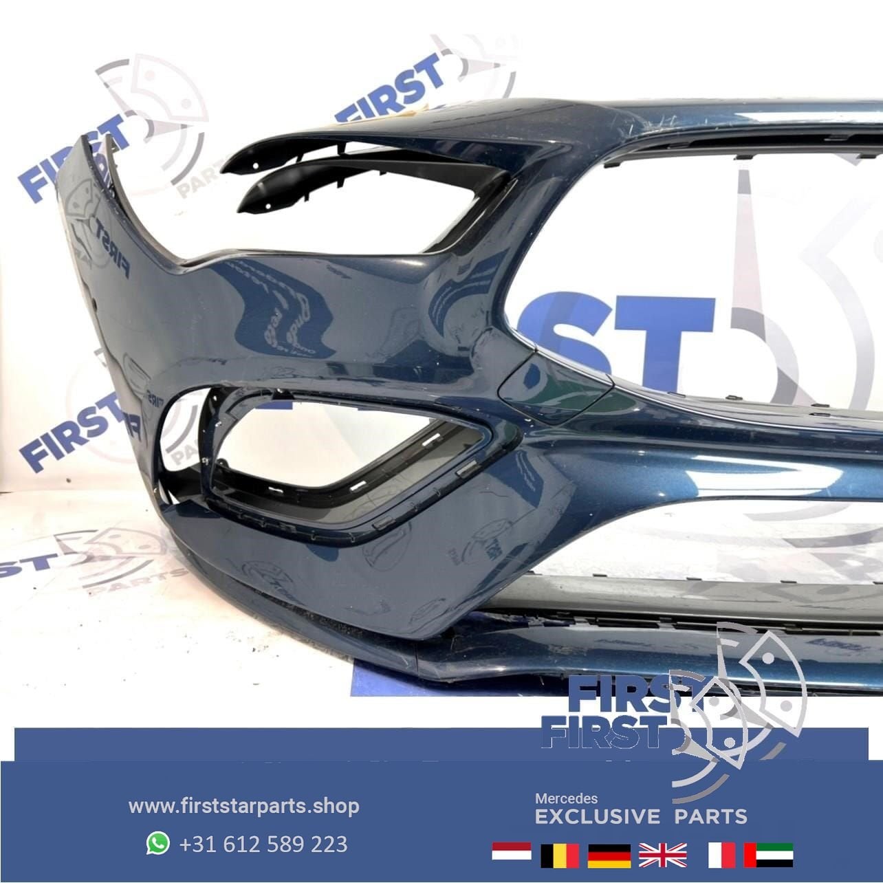 W118 CLA AMG LINE VOORBUMPER GRIJS Mercedes 2019-2022 ORIGIN, Utilisé, -, Avant, -