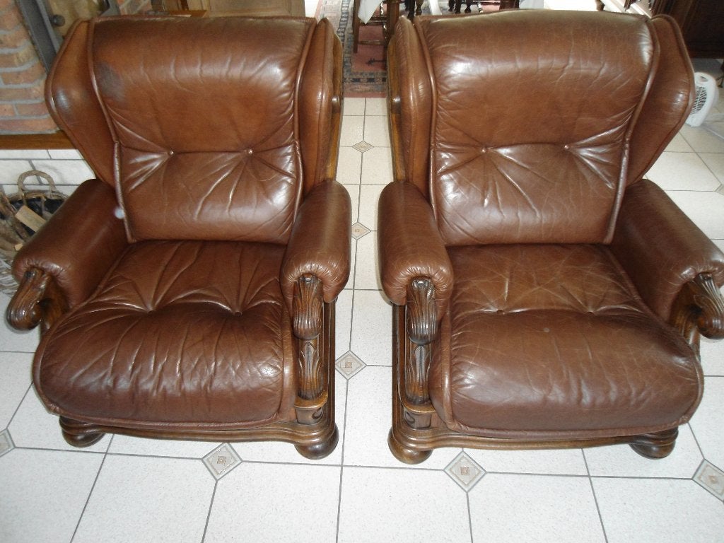 2 mooie fauteuils. Oerdegelijk. Gelijk nieuw, Maison & Meubles, Enlèvement, Bois