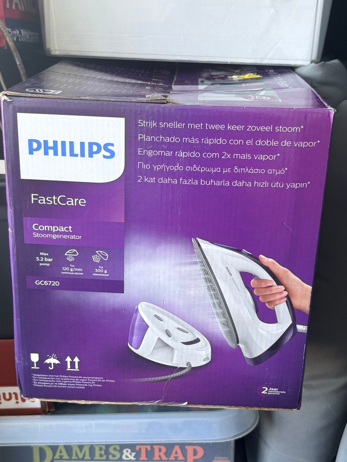 Philips Strijkijzer, Elektronische apparatuur, Strijkijzers en Strijkplanken, Ophalen, Zo goed als nieuw