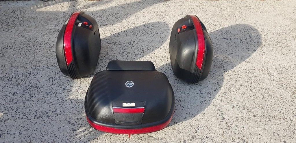 GIVI Monokey kofferset (zij- & topkoffers), Motoren, Ophalen of Verzenden, Gebruikt