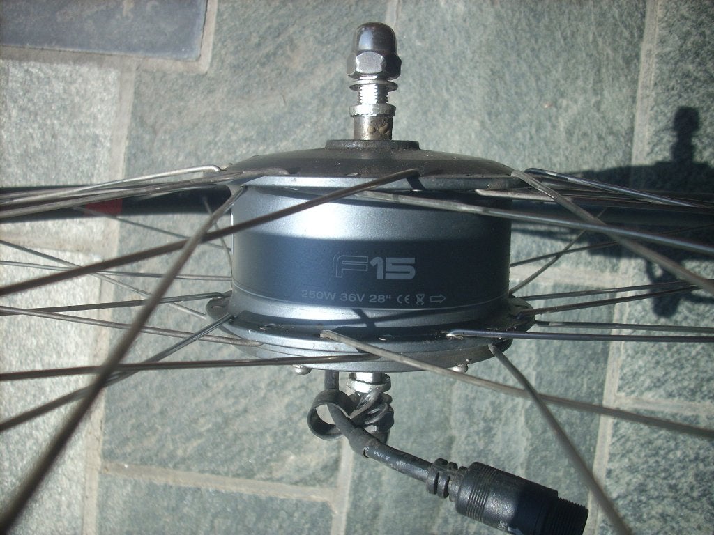 Tranzx F15 motor in 28" wiel, Vélos & Vélomoteurs, Elektrische fiets, Enlèvement, Utilisé, Aluminium