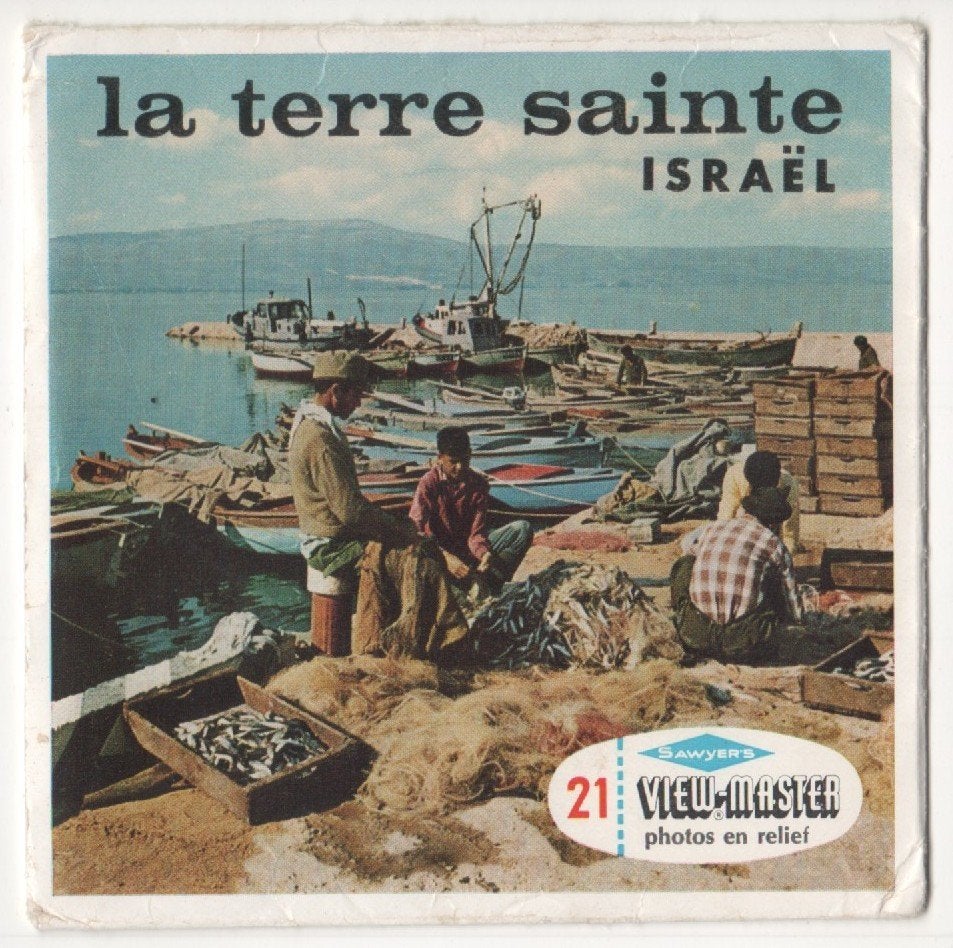 View-master La Terre Sainte Israël C 820 Livret FR, Enlèvement ou Envoi