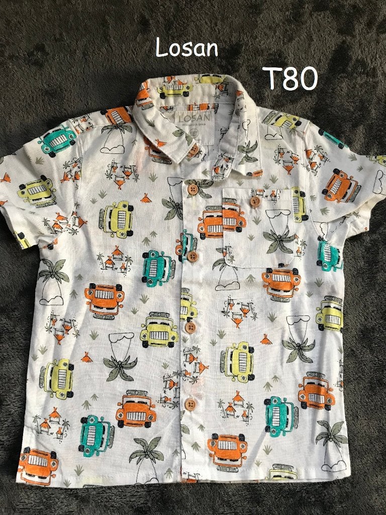 Losan shirt T80 in uitstekende staat, Kinderen en Baby's, Babykleding | Maat 80, Ophalen of Verzenden, Zo goed als nieuw, Jongetje