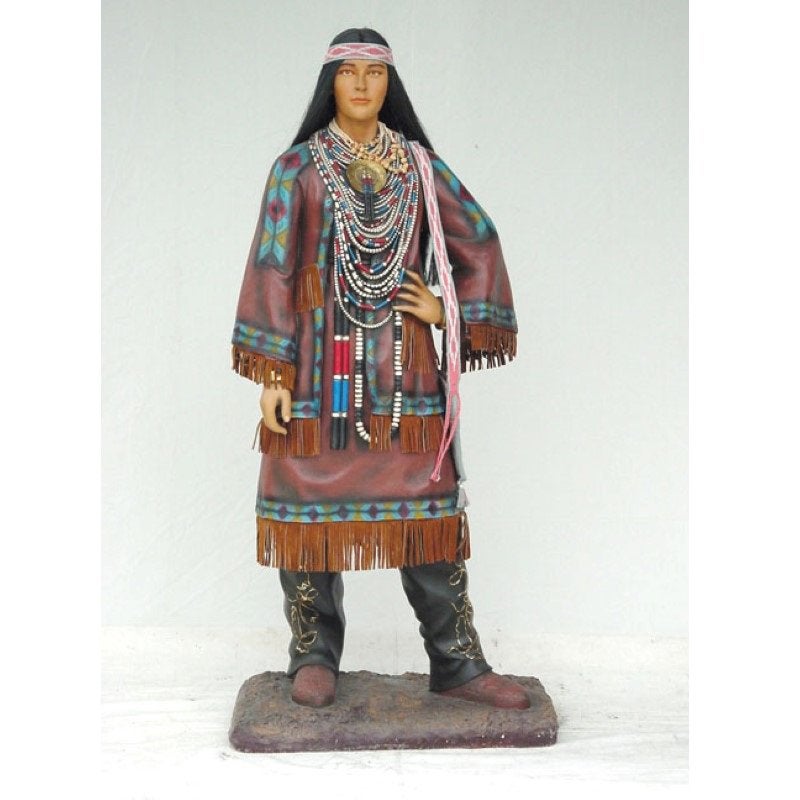 Indienne - Statue indienne grandeur nature - Hauteur 200 cm, Enlèvement, Neuf