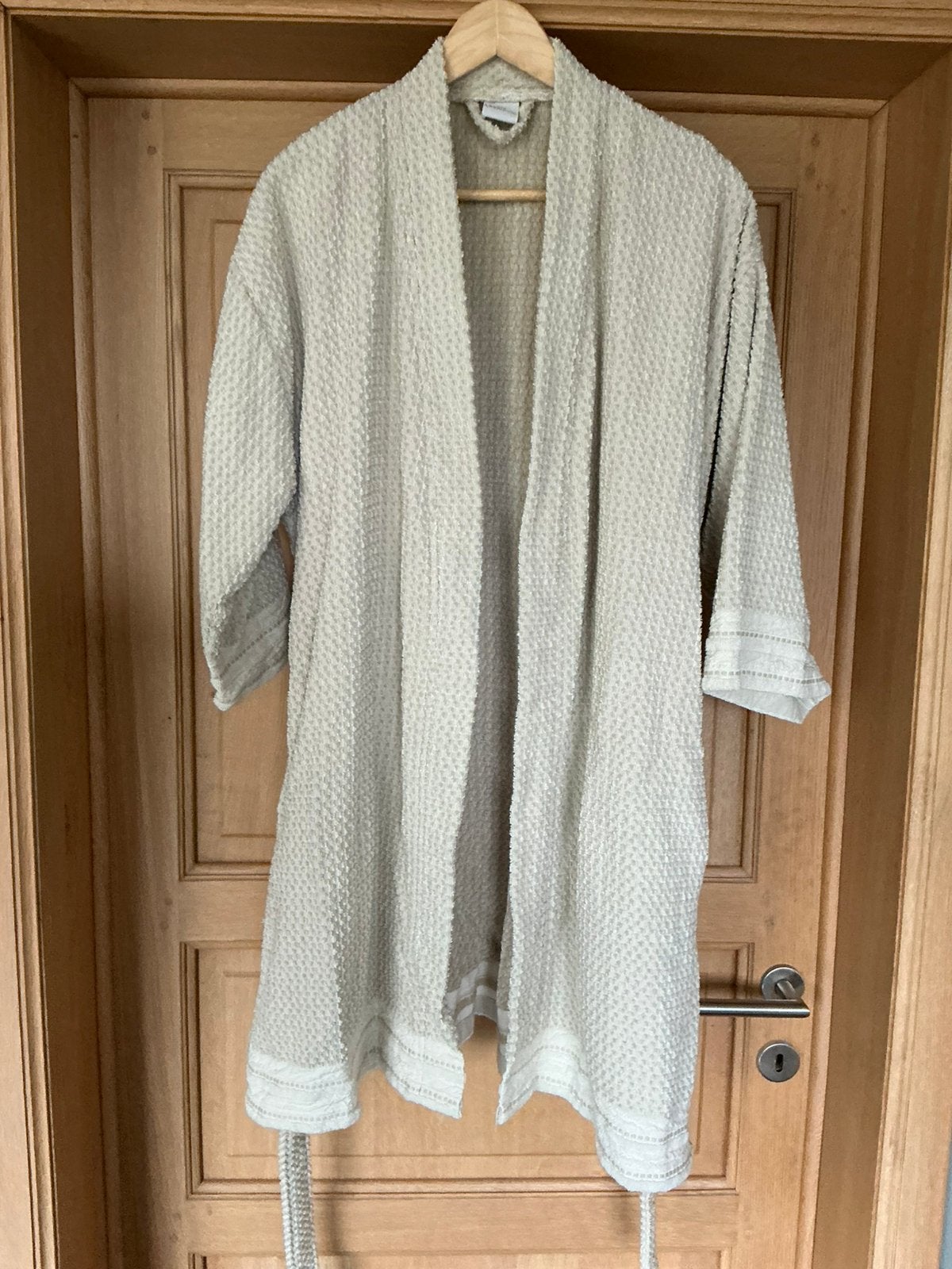 Badjas maat S, Kleding | Dames, Ophalen of Verzenden, Zo goed als nieuw, Maat 36 (S), Beige