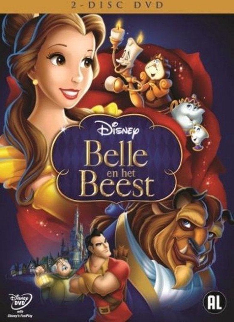 Disney dvd - Belle en het beest ( gouden rugnummer 33 ), Ophalen of Verzenden