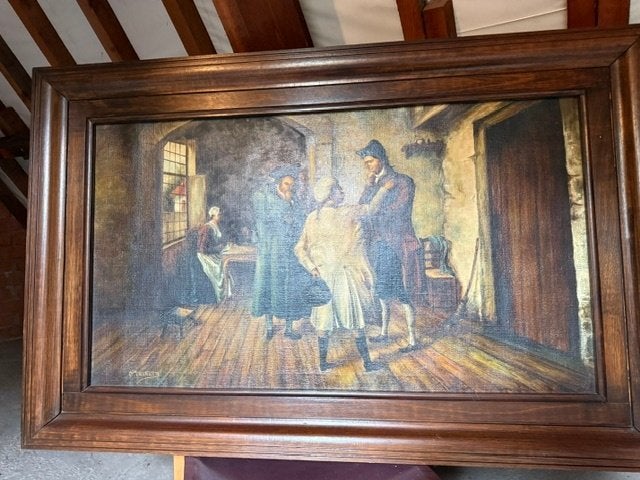 schilderij, Ophalen
