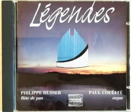PHILIPPE HUSSER — LÉGENDES — Flûte de pan et orgue — CD, Enlèvement ou Envoi, Comprend un livret, Comme neuf, Autres genres