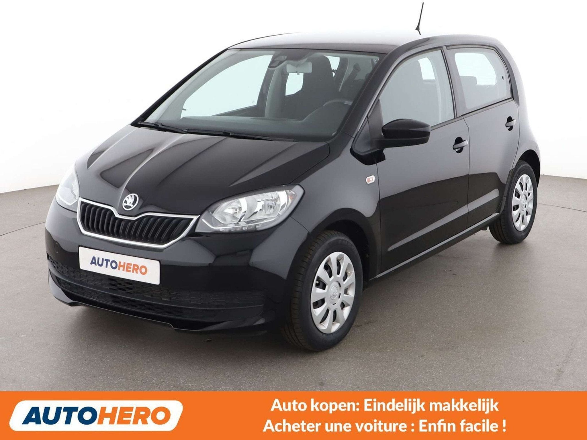 Skoda Citigo 1.0 MPI Ambition (année de construction 2018), Autos, Bluetooth, Achat, Noir, 5 portes