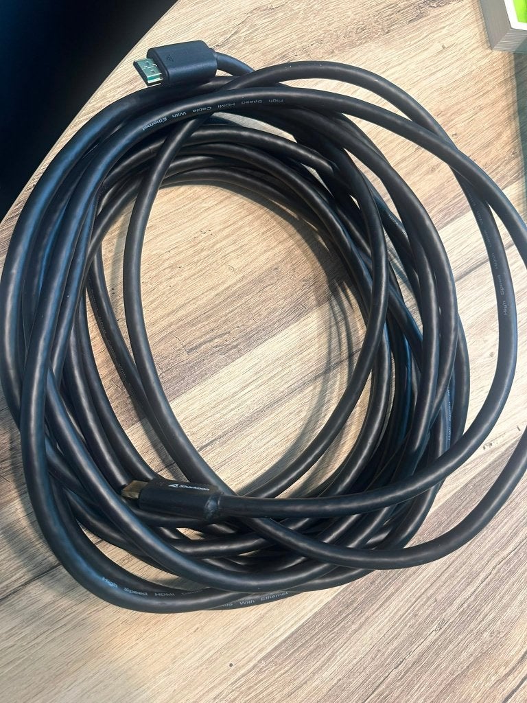 Sharkoon HDMI 2.0 kabel – 10 meter – 1 x gebruikt, TV, Hi-fi & Vidéo, Câbles audio & Câbles de télévision, Enlèvement ou Envoi