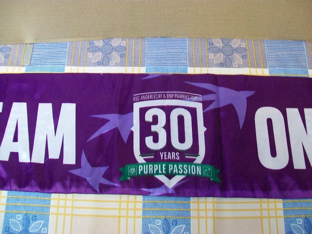 Anderlecht - RSCA - Voetbal - Sjaal - Glas - Spaarpot - CD, Ophalen of Verzenden, Gebruikt, Overige typen