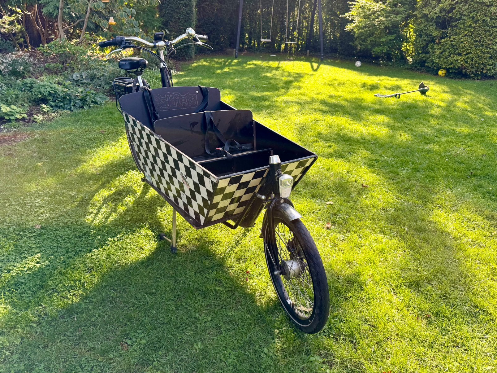 Kei lelijke elektrische bakfiets., Gebruikt, 3 kinderen, Elektrisch, Schijfrem