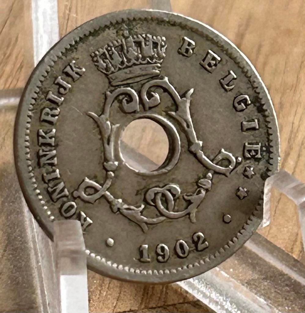 5 cent 1902 vlaams leopold 2, Postzegels en Munten, Ophalen of Verzenden