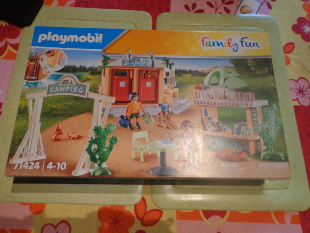 Playmobil camping set nr. 71424, Ophalen, Zo goed als nieuw, Complete set, Overige typen