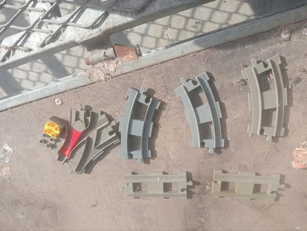Treinsporen van dublo, Ophalen of Verzenden, Zo goed als nieuw, Complete set, Duplo