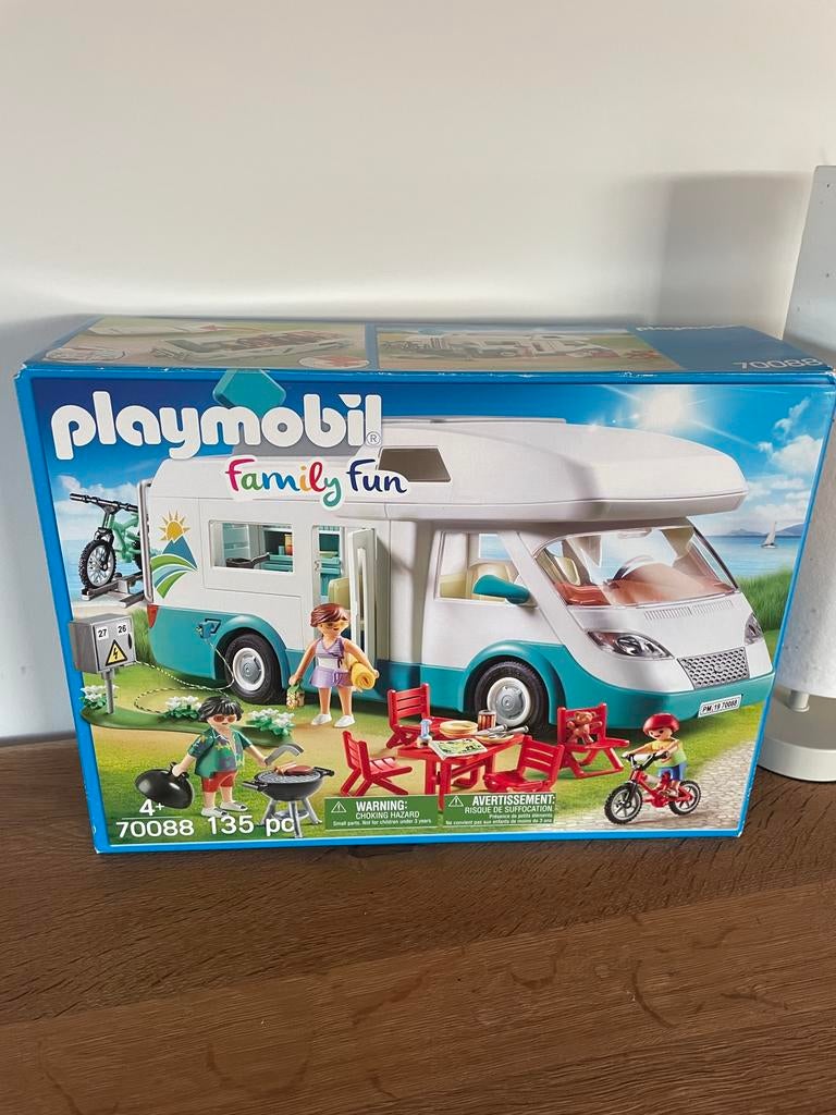 Playmobil Family Fun 70088 Mobilhome met familie, Kinderen en Baby's, Speelgoed | Playmobil, Ophalen of Verzenden, Gebruikt
