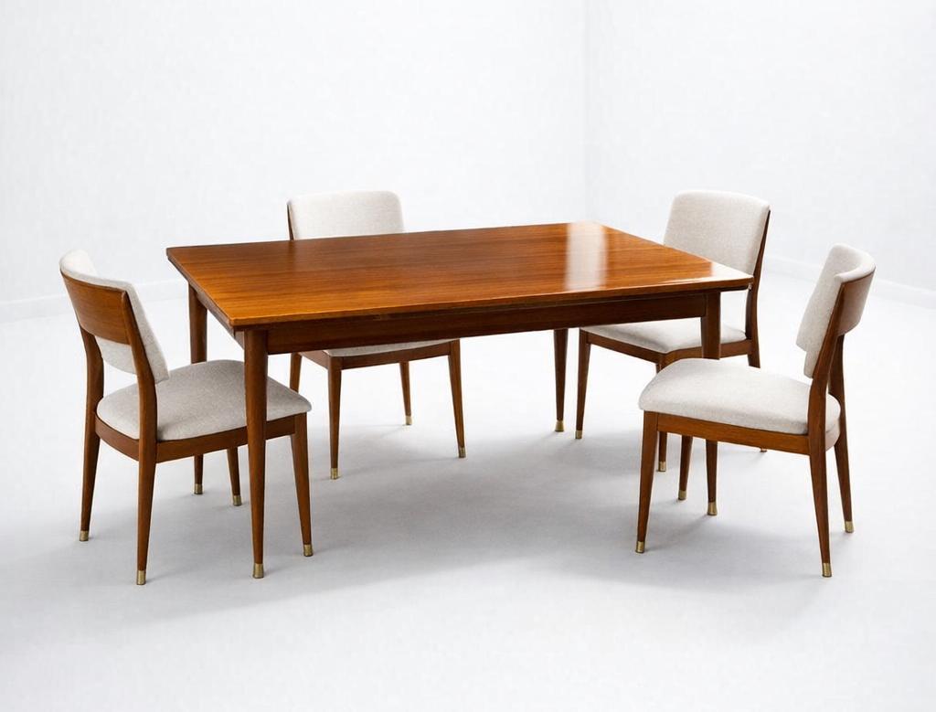 Table à feuilles tombantes - teck, Belgique, Maison & Meubles, Tables | Tables à manger, 100 à 150 cm, Cinq personnes ou plus