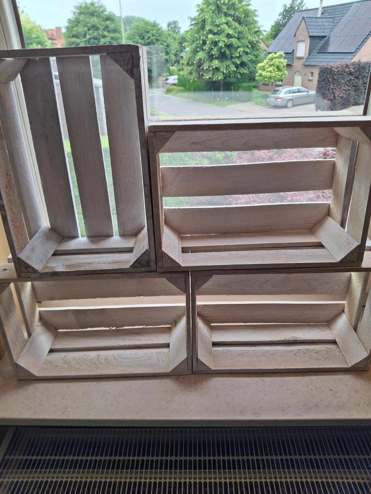 4 kratten 25x37, Ophalen