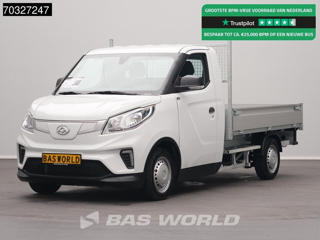 Maxus eDeliver 3 COMING SOON! Open Laadbak 50 Kwh 327km WLTP, 150 kg, Maxus, Wit, Nieuw