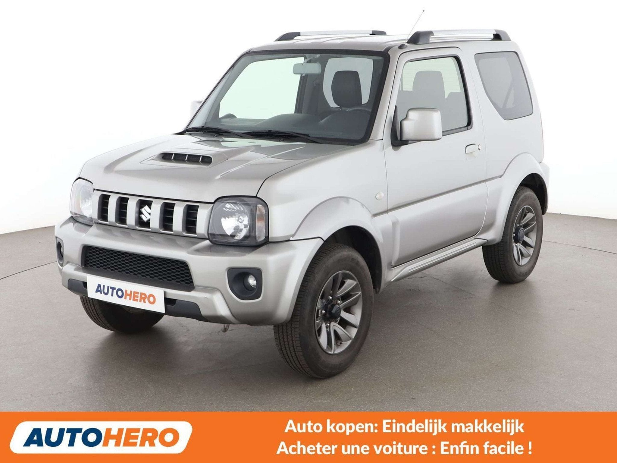 Suzuki Jimny 1.3 Club (bj 2015), Auto's, 4 zetels, Gebruikt, Zwart, 1328 cc