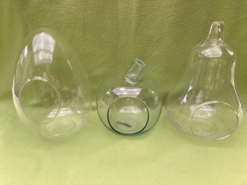 Glazen peer, appel en ei, Enlèvement ou Envoi, Comme neuf, Verre