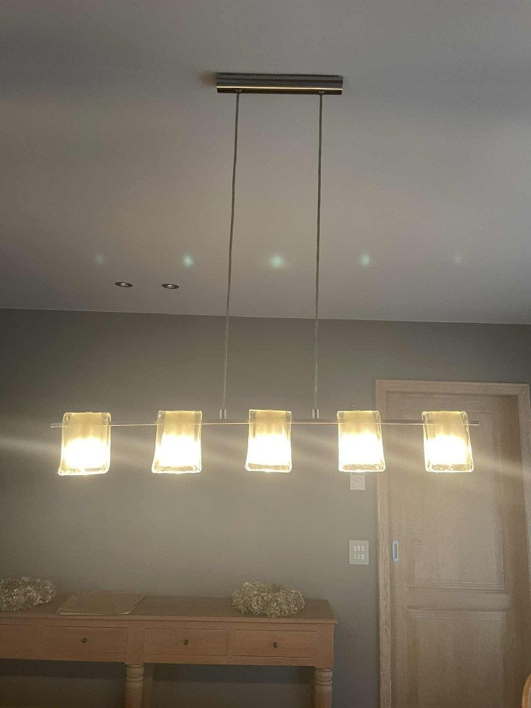 plafondlamp met muurlampjes, Huis en Inrichting, Ophalen, Plafondlamp