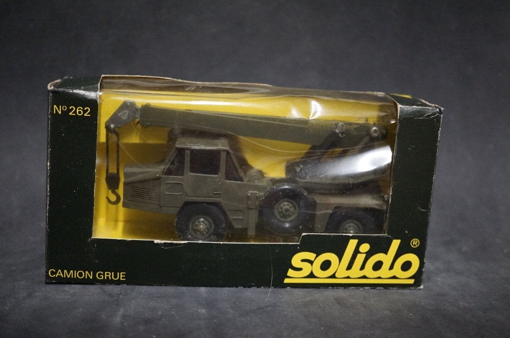Camion-grue militaire Solido Richier - 1/50 - TOP, Enlèvement ou Envoi