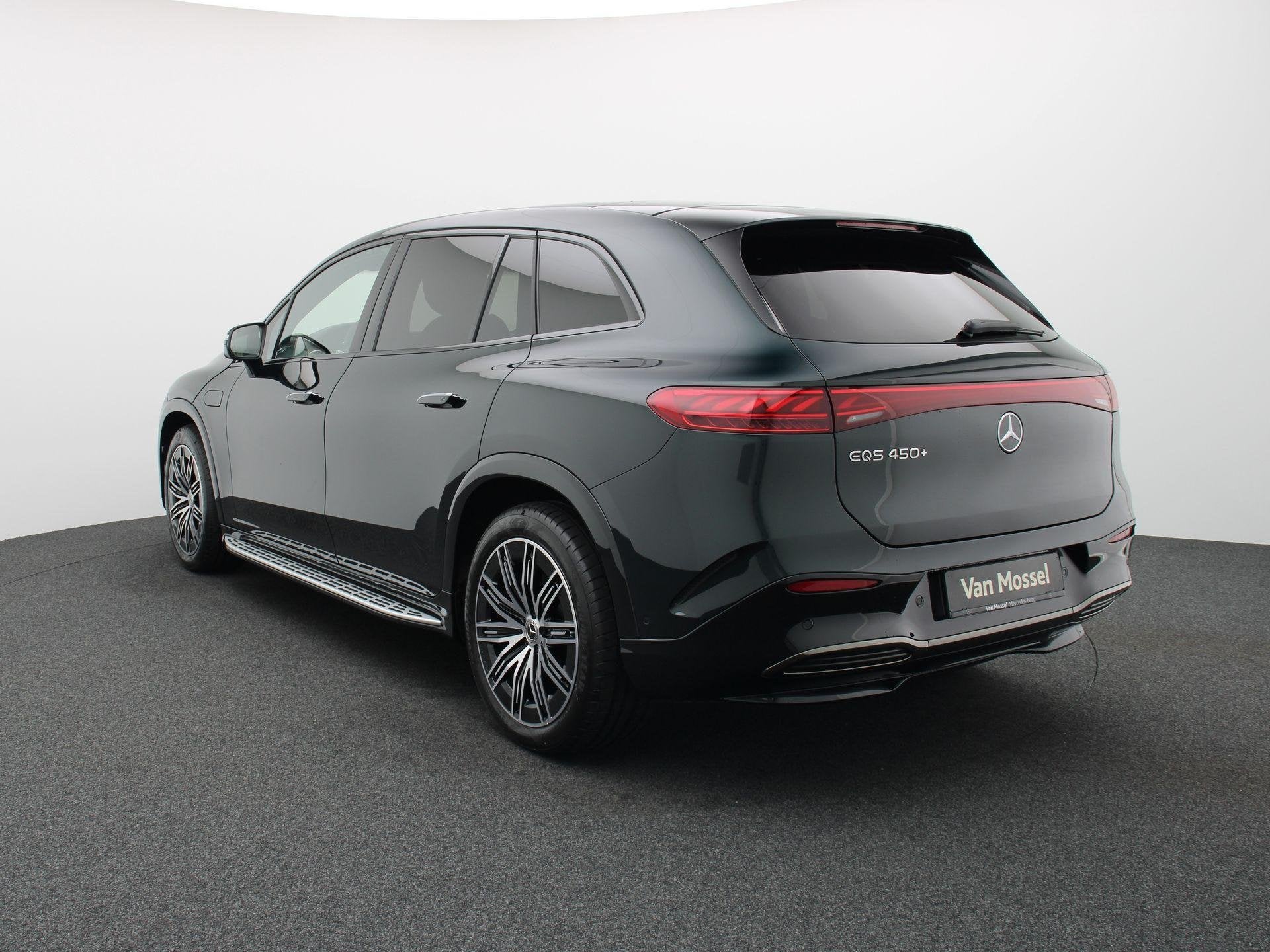 Mercedes-Benz EQS SUV 450+ AMG Line + NAPPA + PANO + HEAD UP, Auto's, Mercedes-Benz, Euro 5, Achterwielaandrijving, Gebruikt, Leder
