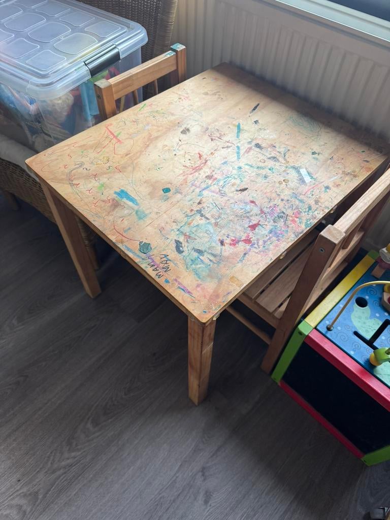 Tafeltje met 2 stoeltjes, GRATIS, Ophalen
