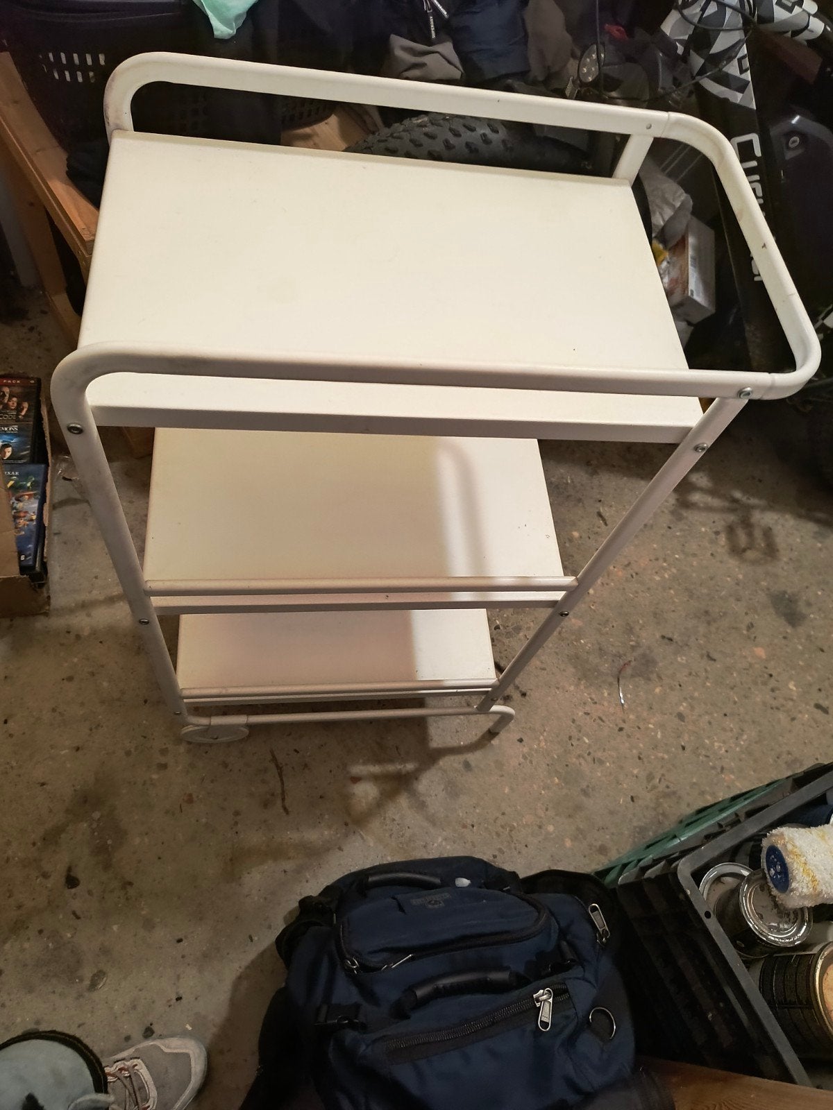 Metalen keuken rek, Ophalen