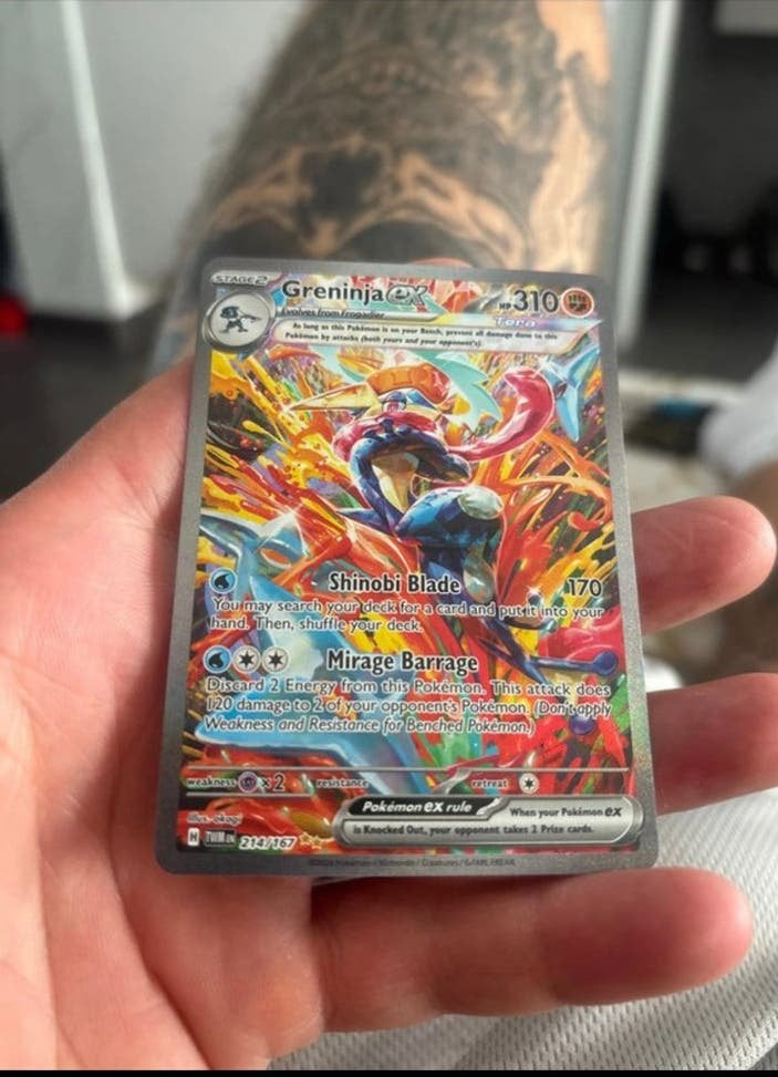 Greninja  214, Ophalen, Nieuw