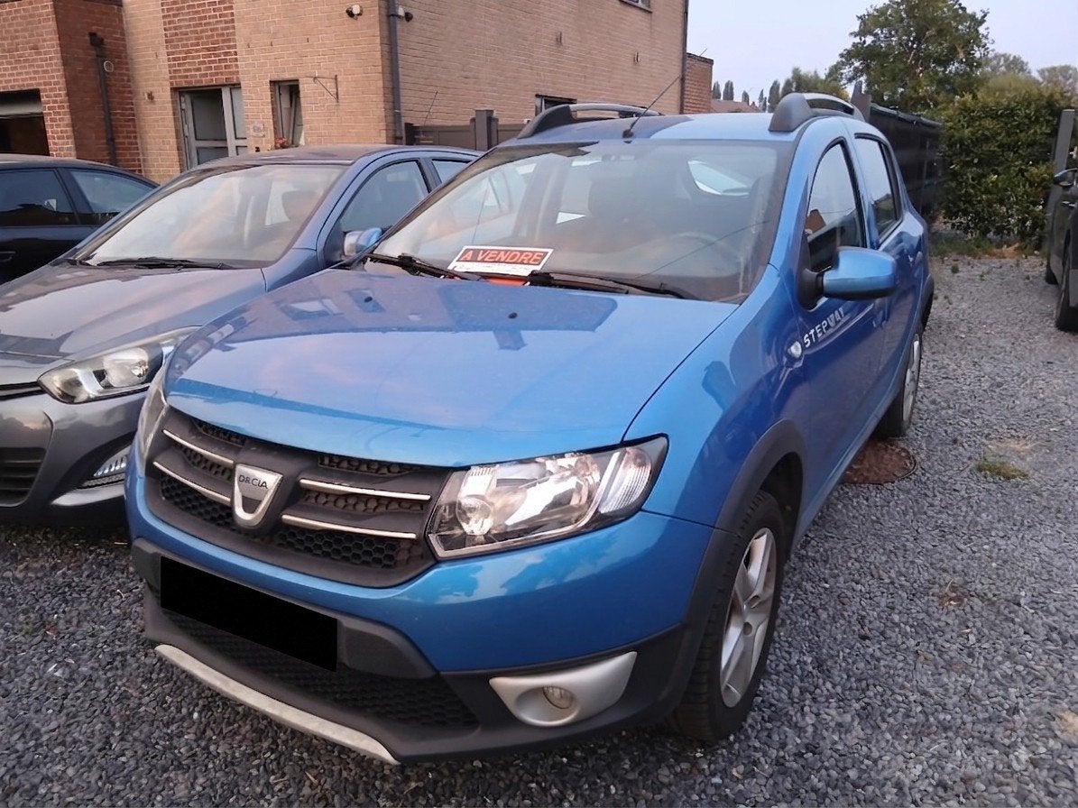 Dacia sandero stepway 900 tce euro 5b 66 kws 90 ch impeccabl, Auto's, Dacia, Elektrische ramen, Stof, Zwart, Blauw