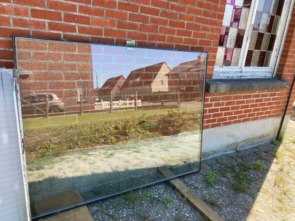 Glasplaat - dubbel glas, Ophalen, Zo goed als nieuw, Glasplaat