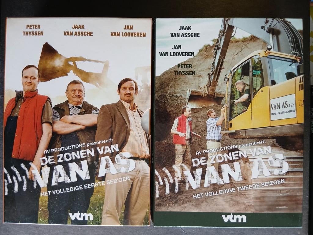 De zonen van Van As (seizoen 1 & 2 ) Jaak Van Assche, Cd's en Dvd's, Alle leeftijden, Ophalen of Verzenden, Zo goed als nieuw
