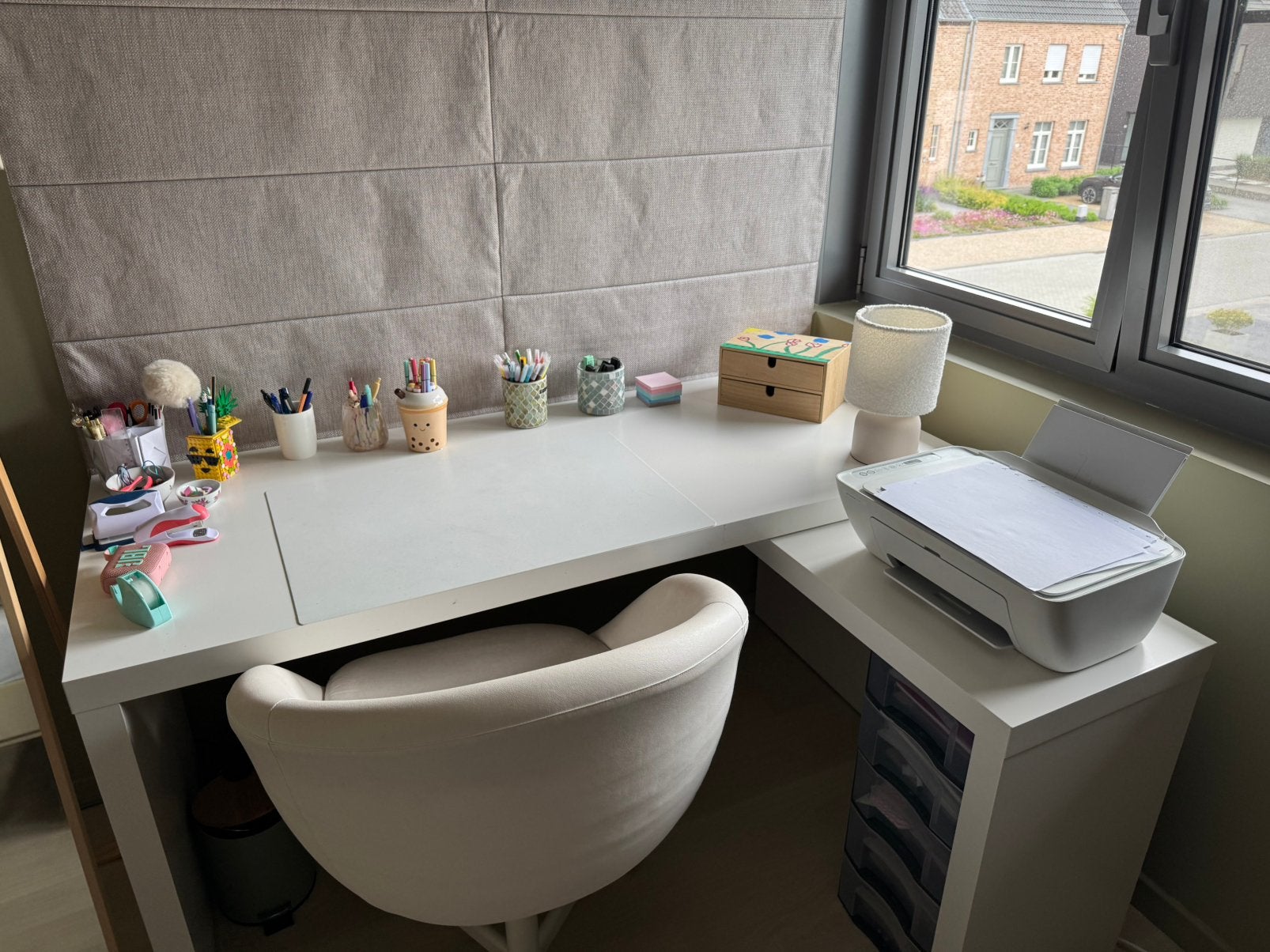 Bureau + stoel, Ophalen, Gebruikt, Bureau