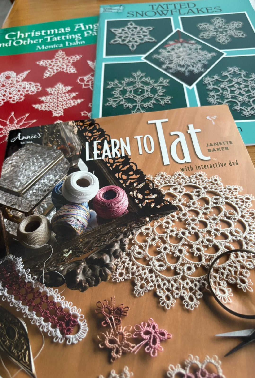 Lot 2 tatting boeken, Hobby en Vrije tijd, Kantklossen, Verzenden, Nieuw, Patronen