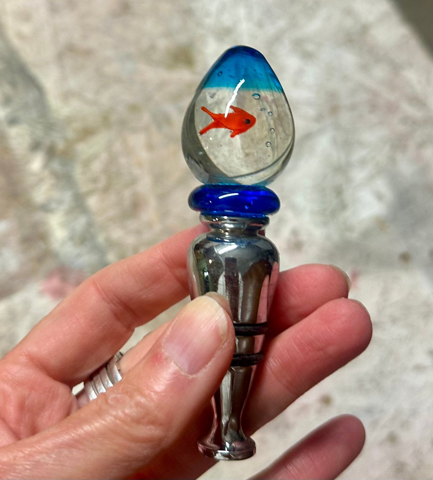 Bouchon en verre de murano, Maison & Meubles, Neuf, Enlèvement ou Envoi, Verre, Autres types