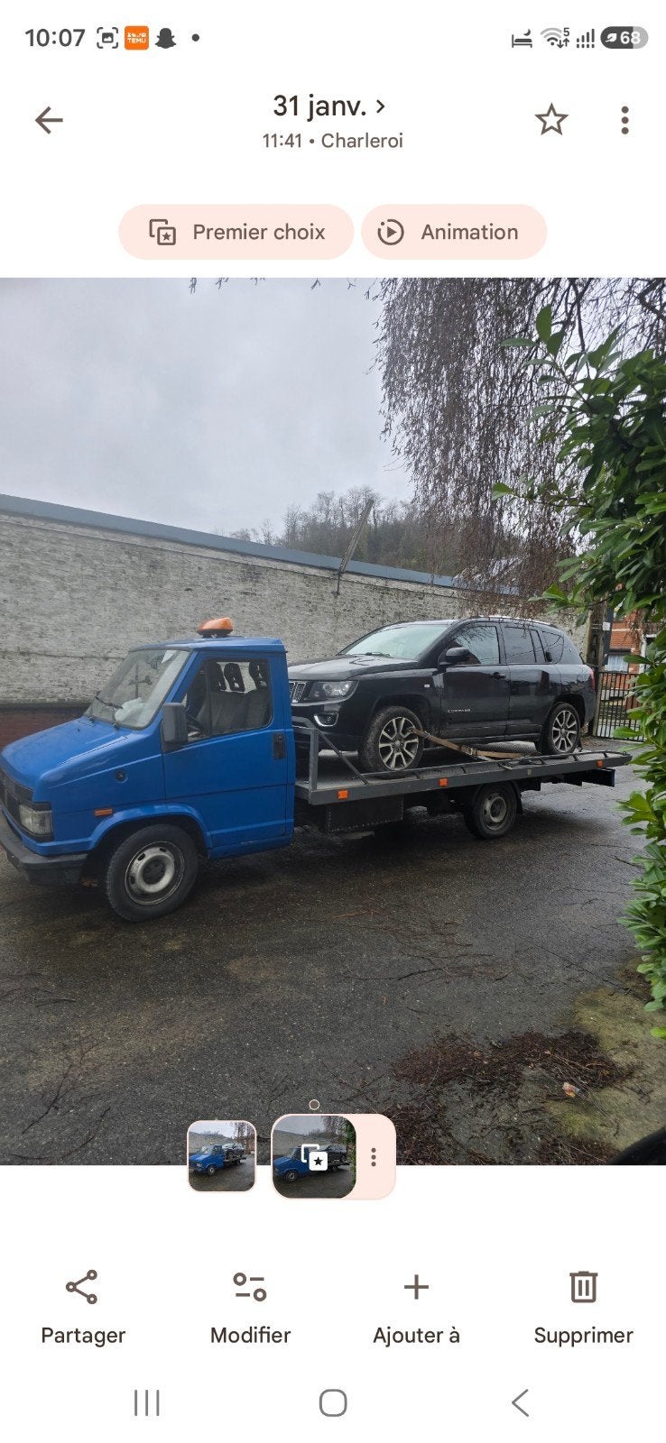 dépannage tranqport toutes distance ap d 70€ 0479 12 96 71, Enlèvement