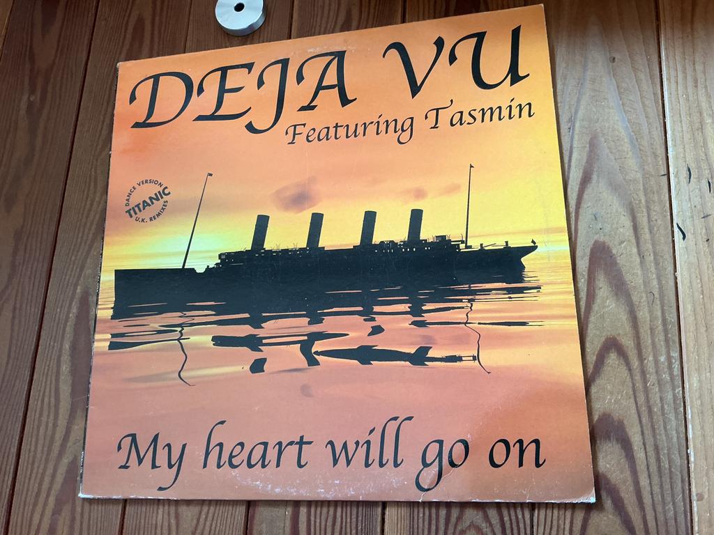 12” Deja Vu feat. tasmin - my heart will go on, Ophalen of Verzenden