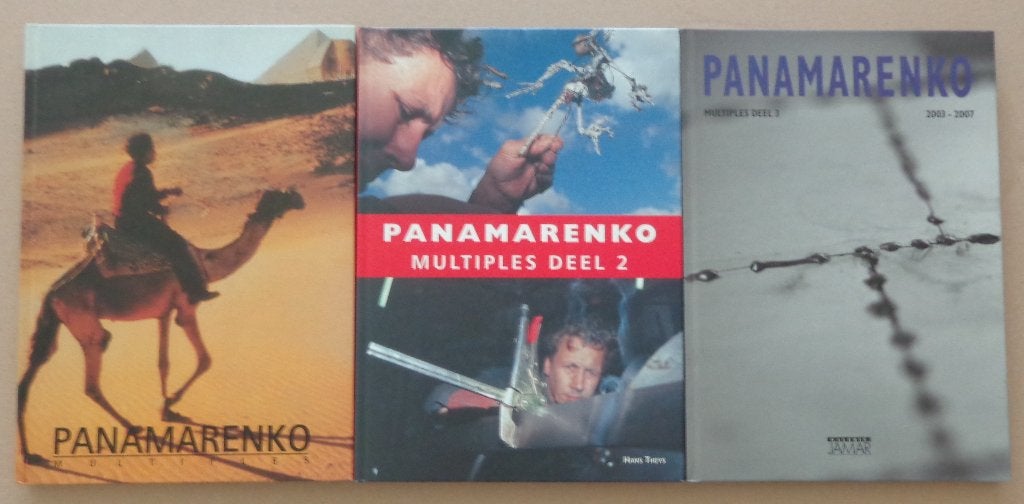 PANAMARENKO / MULTIPLES 1 + 2 +3 / 3 KUNSTBOEKEN / 30x22cm, Antiquités & Art, Art | Lithographies & Sérigraphies, Numéroté, Enlèvement ou Envoi