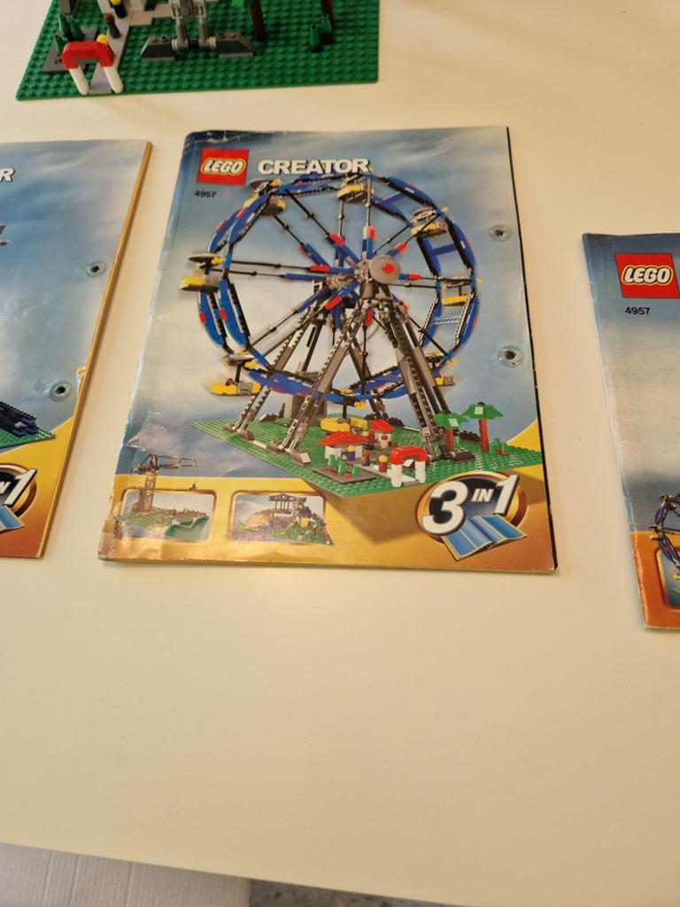 Lego 4957 reuzenrad, Kinderen en Baby's, Speelgoed | Duplo en Lego, Gebruikt, Lego, Ophalen of Verzenden, Inclusief instructies
