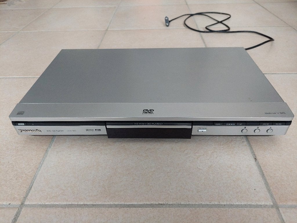 Lecteur DVD et CD Panasonic, TV, Hi-fi & Vidéo, Enlèvement, Utilisé, Lecteur DVD, Panasonic