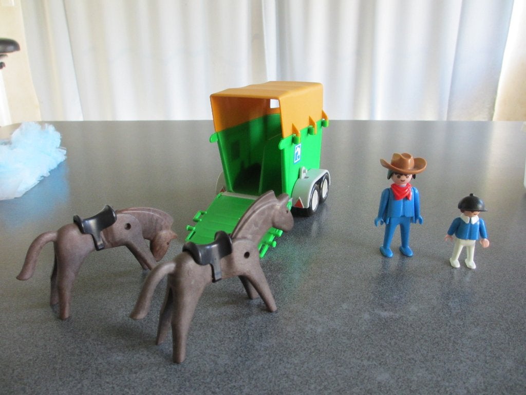 playmobil paardentrailer, Enfants & Bébés, Jouets | Playmobil, Enlèvement, Utilisé, Kit complet
